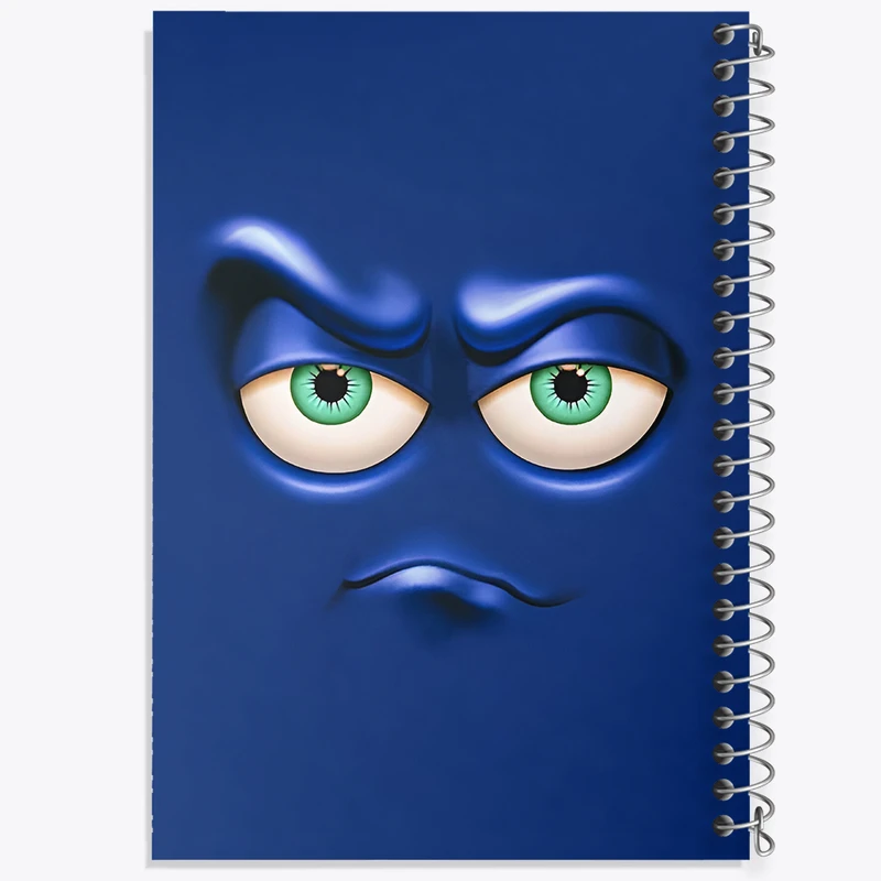 دفتر مشق 100 برگ خندالو طرح ایموجی بامزه کد F3315