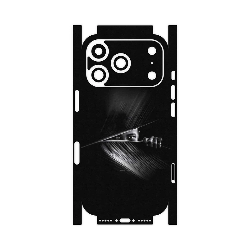 برچسب پوششی ماهوت مدل Black Portrait-FullSkin مناسب برای گوشی موبایل اپل iPhone 17 Pro
