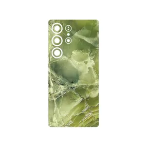 MAHOOT Green_Crystal_Marble Cover Sticker for Samsung Galaxy S25 Ultra