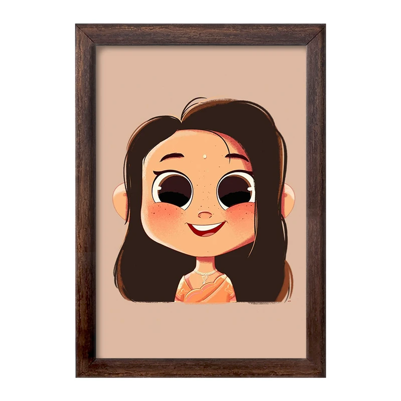 تابلو خندالو طرح دخترونه  کد 6055