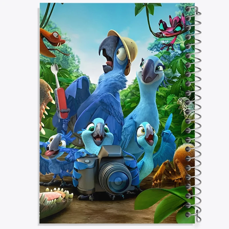 دفتر لیست خرید 50 برگ خندالو طرح ریو (Rio) کد F3766