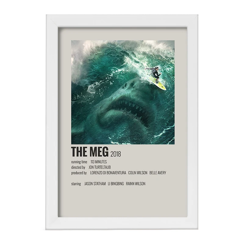 تابلو خندالو طرح مگ (The Meg) کد F13089