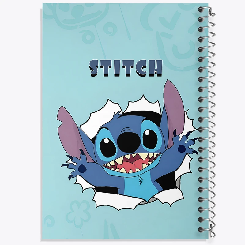 دفتر مشق 50 برگ خندالو طرح استیچ کد F11002