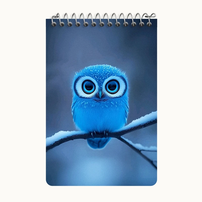 دفتر یادداشت 50 برگ خندالو طرح جغد کد F10042