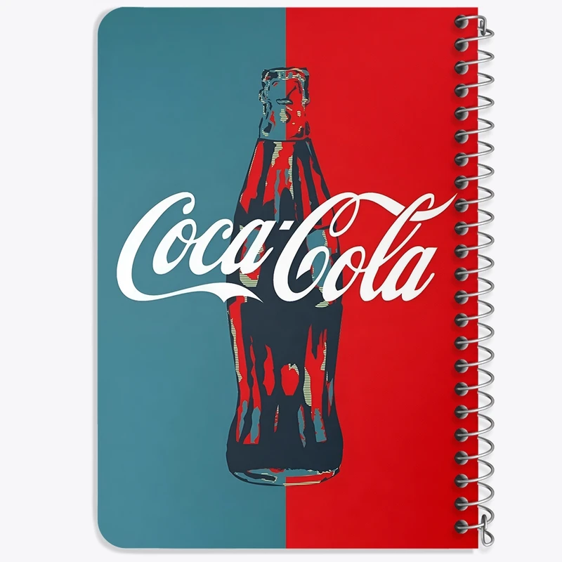 دفتر یادداشت 50 برگ خندالو طرح کوکاکولا کد F4036