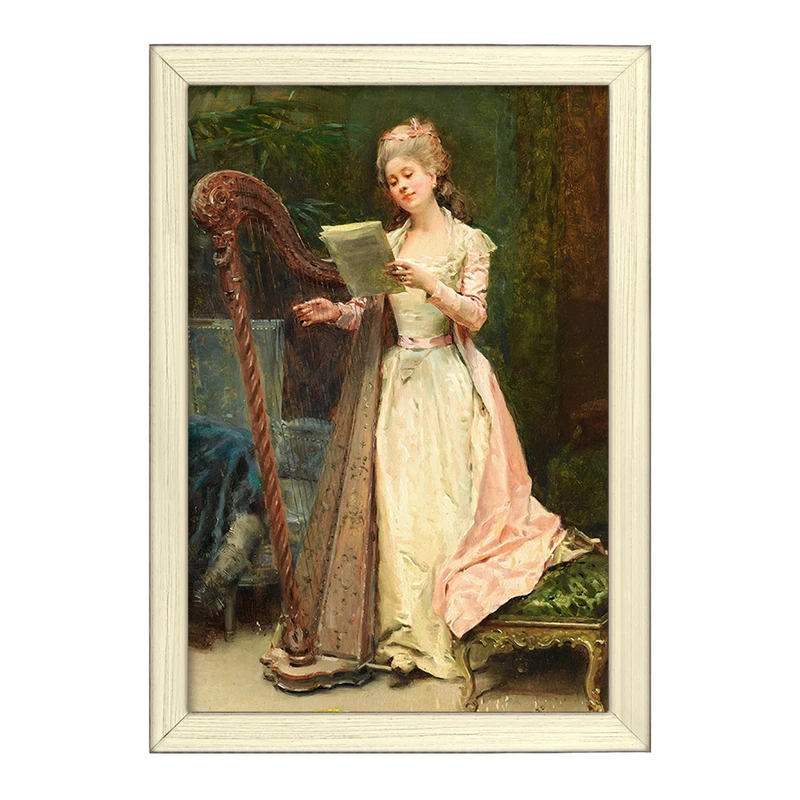 تابلو خندالو طرح نقاشی تمرین اثر رایموندو د مادرازو و گرتا کد F12415