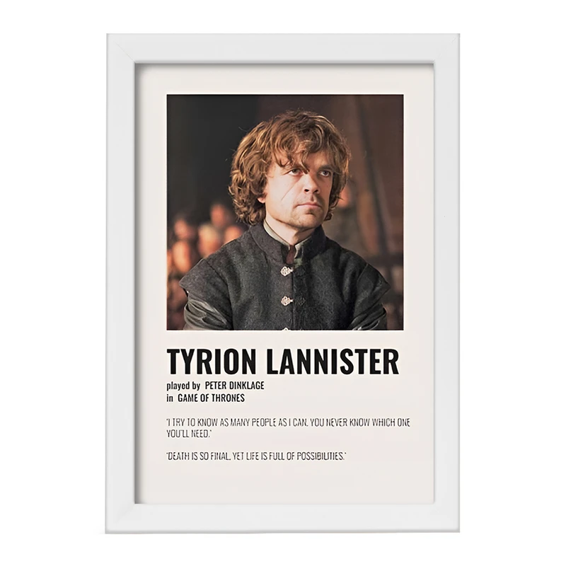 تابلو خندالو طرح تیریون لنیستر (Tyrion Lannister) کد F13379