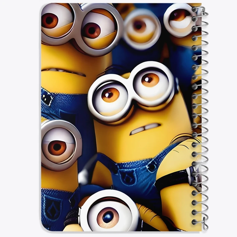 دفتر یادداشت 50 برگ خندالو طرح مینیون ها (Minions) کد F1358