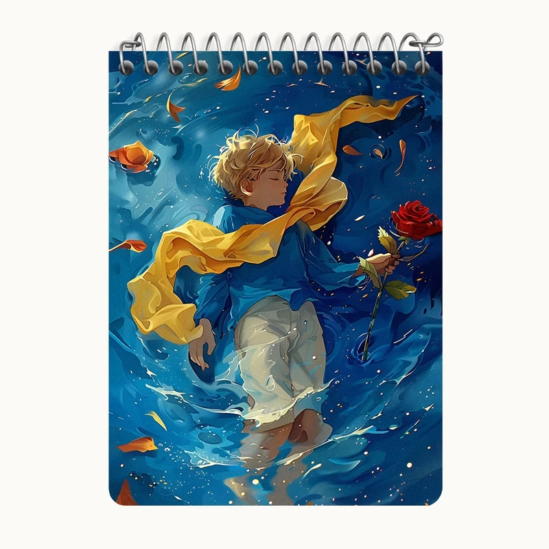 دفتر یادداشت 50 برگ خندالو طرح شازده کوچولو کد N3055