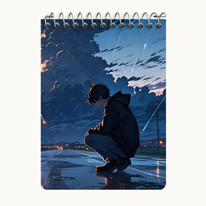 دفتر یادداشت 50 برگ خندالو طرح پسرانه کد N3889