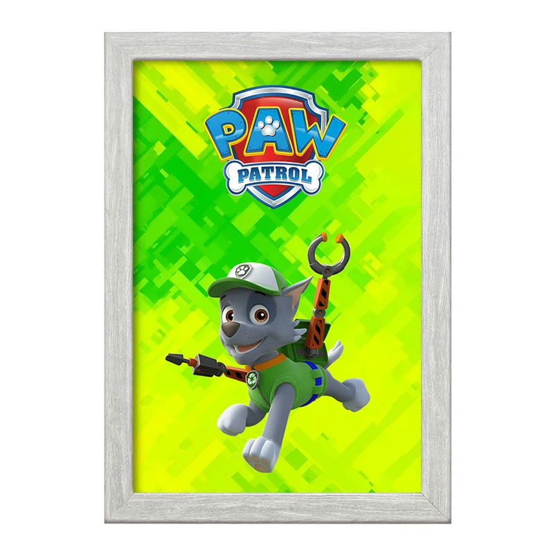 تابلو خندالو طرح راکی سگ های نگهبان کد F11016