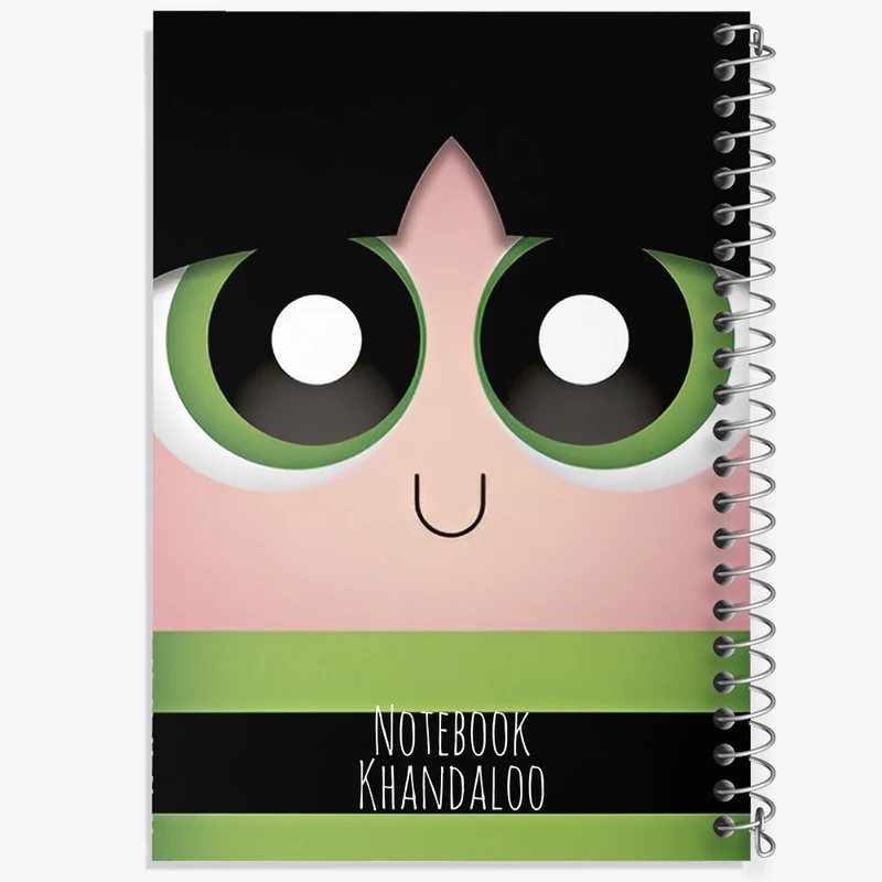 دفتر شطرنجی 50 برگ خندالو طرح پاورپاف گرلز (The Powerpuff Girls) کد N7218