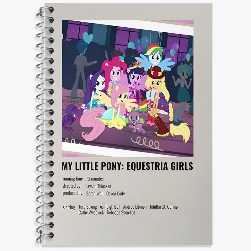 دفتر زبان 50 برگ خندالو مدل سه خط طرح پونی (Pony) کد F13229