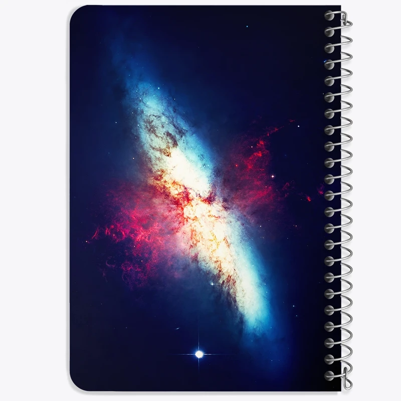 دفتر یادداشت 50 برگ خندالو طرح کهکشان (galaxy) کد F6708