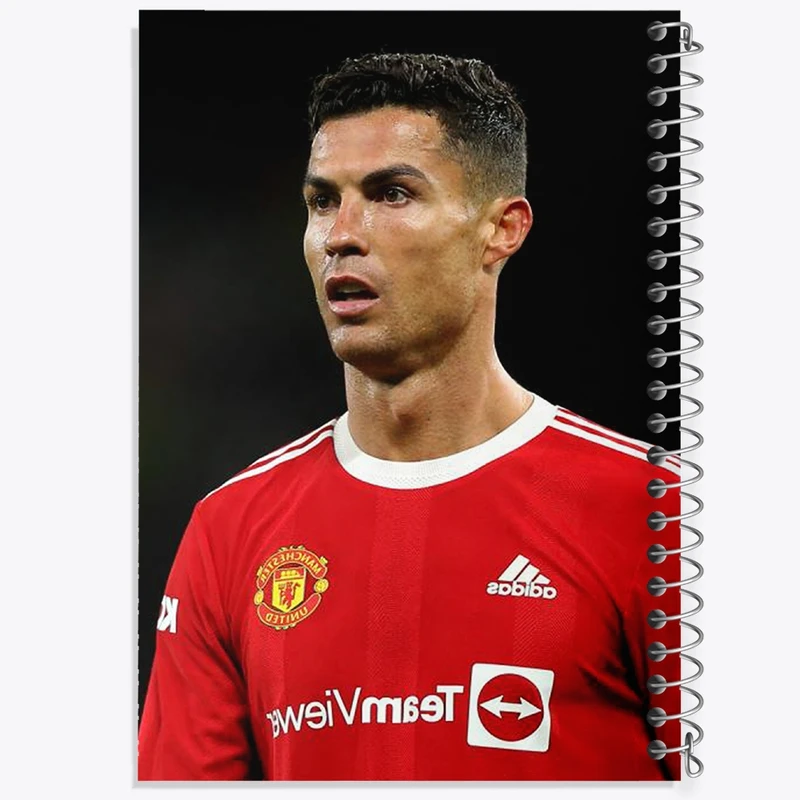 دفتر طراحی 50 برگ خندالو طرح کریستیانو رونالدو  کد 13916