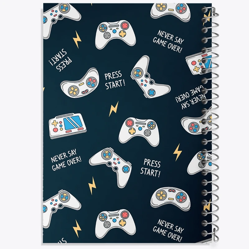 دفتر طراحی 50 برگ خندالو طرح گیمر کد N531