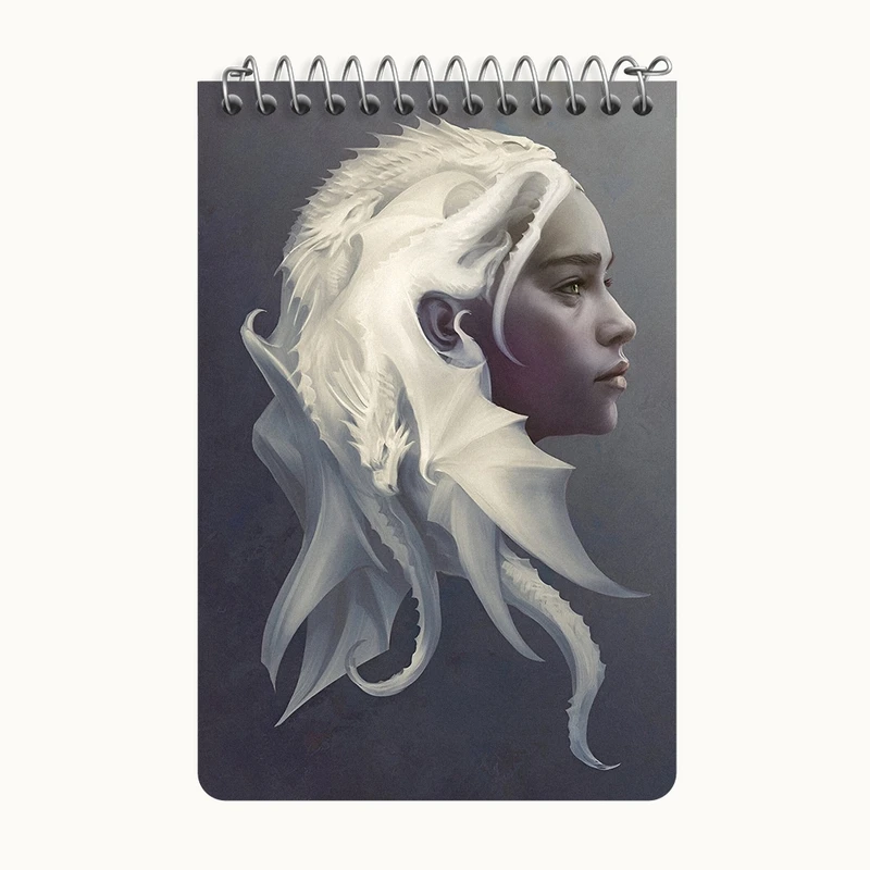 دفتر یادداشت 50 برگ خندالو طرح بازی تاج و تخت (Game Of Thrones) کد F10159