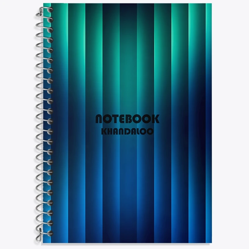 دفتر زبان 50 برگ خندالو مدل سه خط طرح مدرن کد N7576