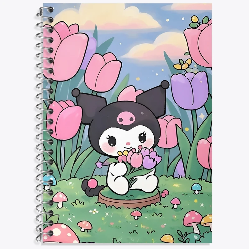 دفتر لغت 50 برگ خندالو طرح کرومی (Kuromi) کد N8982