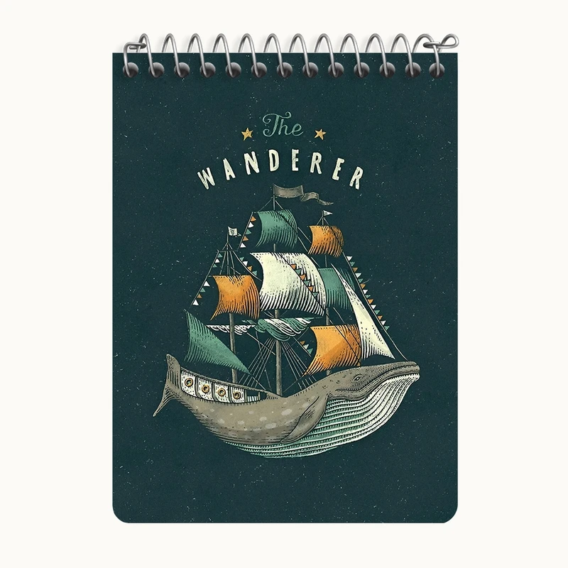 دفتر یادداشت 50 برگ خندالو طرح وال کد N8565