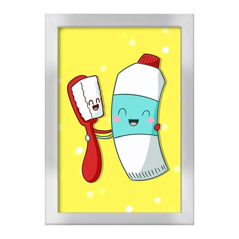 تابلو خندالو طرح دندان و دندانپزشکی کودکانه کد 27749