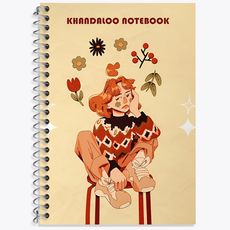 دفتر لغت 50 برگ خندالو طرح دخترانه کد N6277