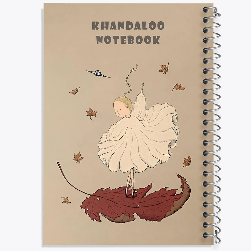 دفتر نقاشی 50 برگ خندالو طرح باله  دختر کوچولو کد N8482