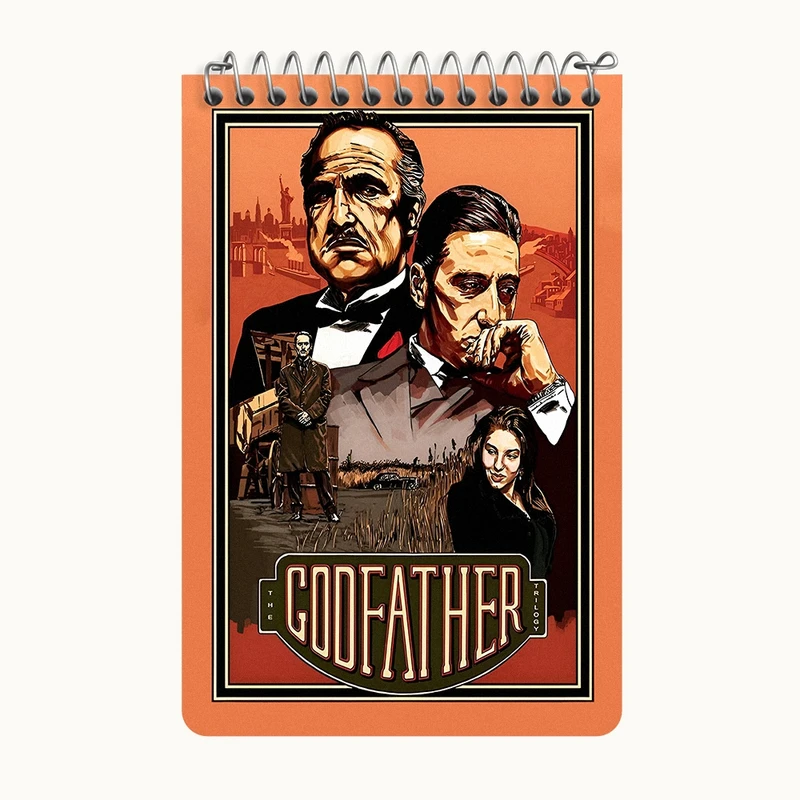دفتر یادداشت 50 برگ خندالو طرح پدر خوانده (The Godfather) کد F13562