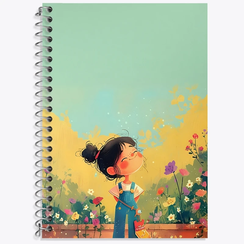 دفتر لغت 50 برگ خندالو طرح دخترانه کیوت کد N7263