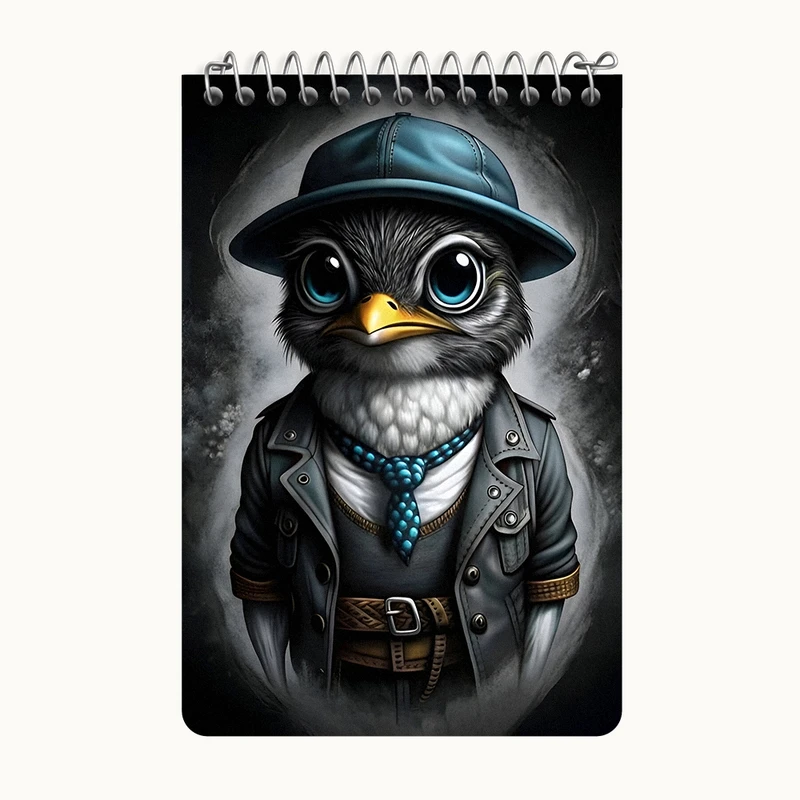 دفتر یادداشت 50 برگ خندالو طرح جوجه بامزه کد F7762