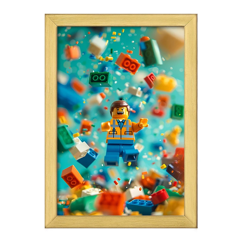 تابلو خندالو طرح لگو (Lego) کد F4226