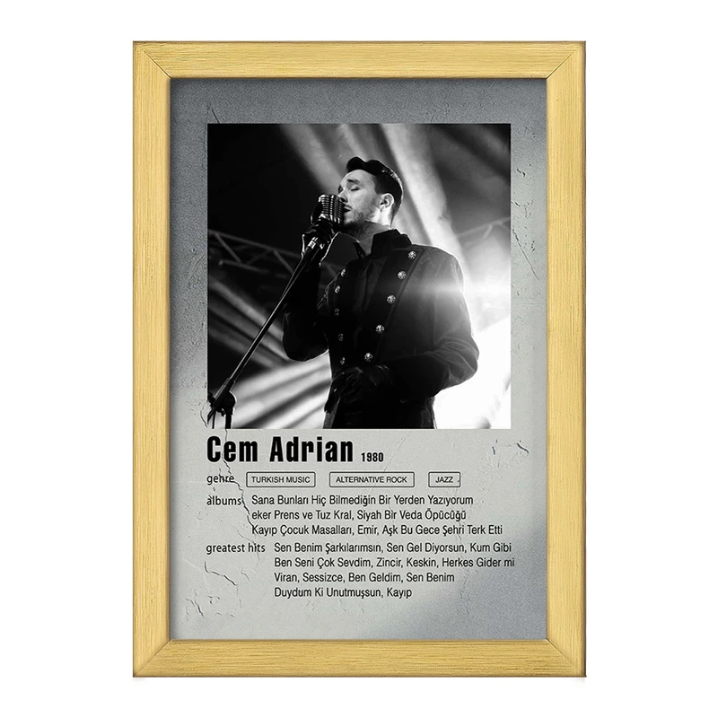 تابلو خندالو طرح جم آدریان (Cem Adrian)   کد F11239