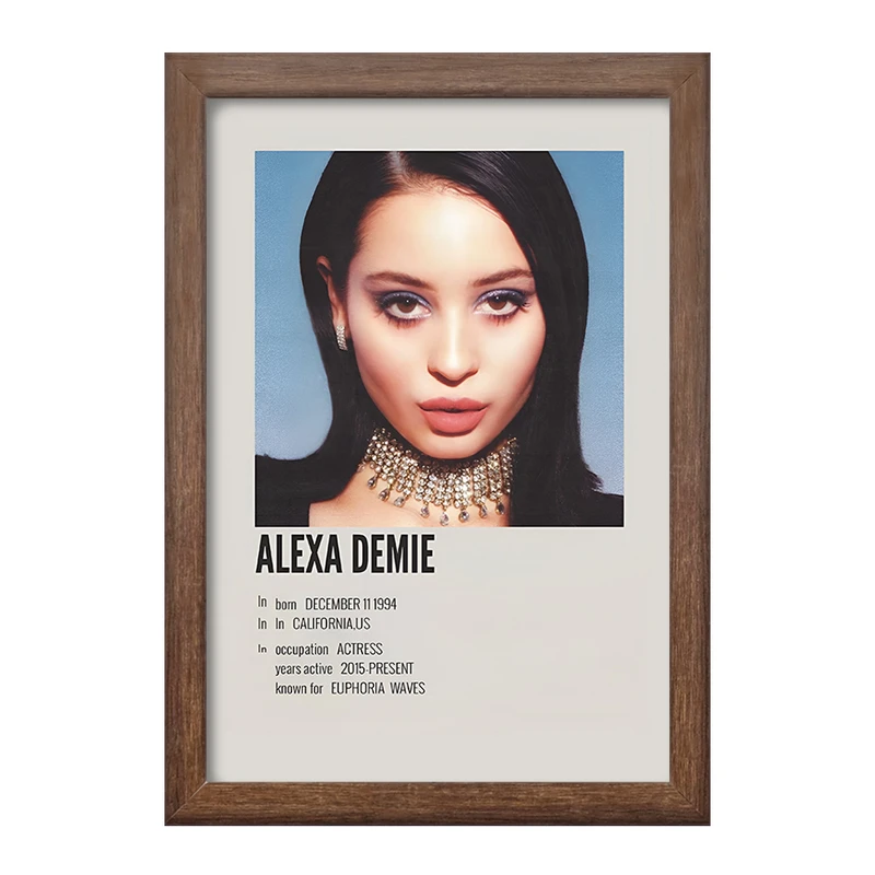 تابلو خندالو طرح الکسا دمی (Alexa Demie) کد F13156