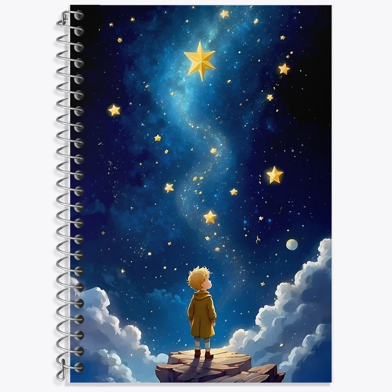 دفتر لغت 50 برگ خندالو طرح شازده کوچولو کد F11068