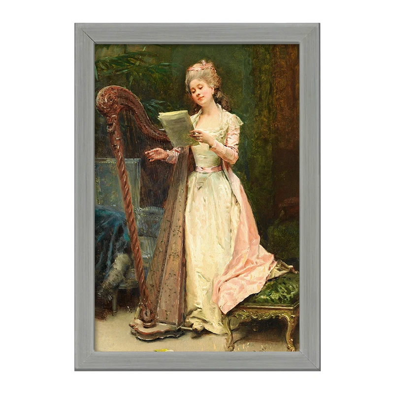 تابلو خندالو طرح نقاشی تمرین اثر رایموندو د مادرازو و گرتا کد F12415