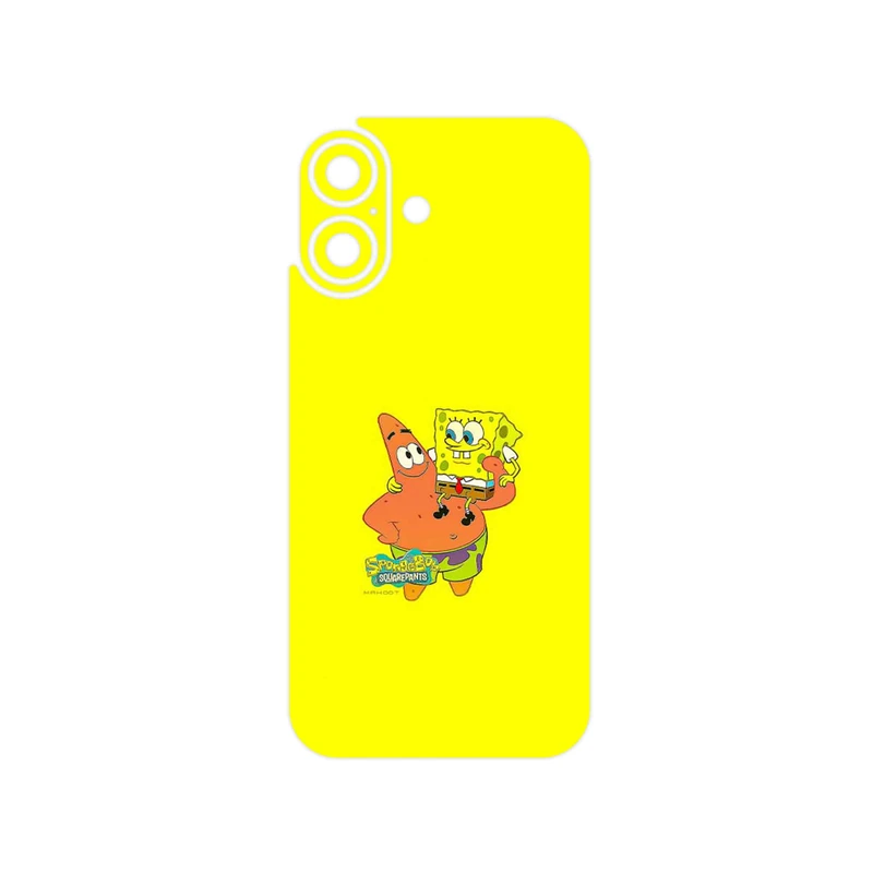 برچسب پوششی ماهوت مدل SpongeBob SquarePants مناسب برای گوشی موبایل اپل iPhone 17