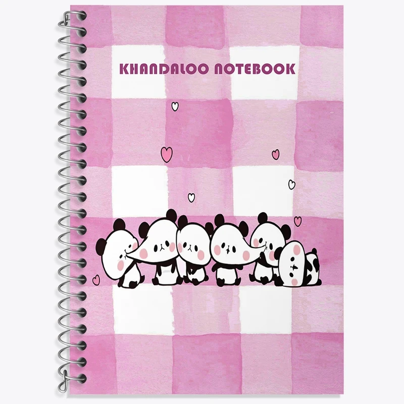 دفتر لغت 50 برگ خندالو طرح پانداهای کیوت کد N6319