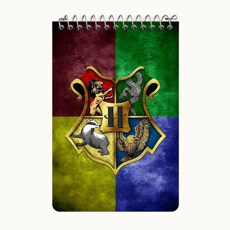 دفتر یادداشت 50 برگ خندالو طرح هری پاتر (Harry Potter) کد F4308