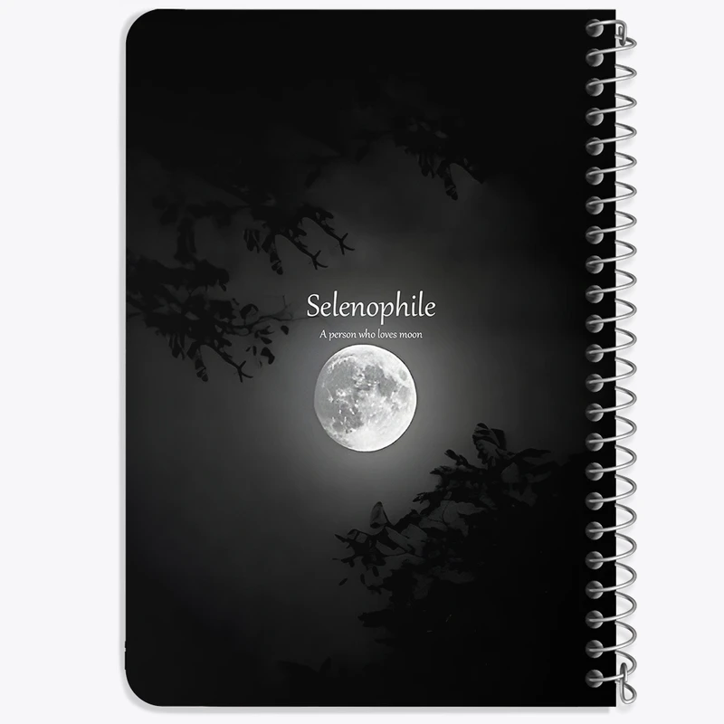 دفتر یادداشت 50 برگ خندالو طرح ماه (Moon) کد 38048