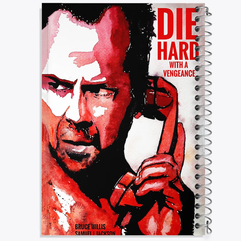 دفتر مشق 50 برگ خندالو طرح جان سخت (Die Hard) کد F11370