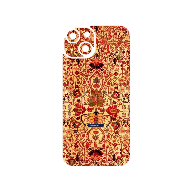 برچسب پوششی ماهوت مدل Persian_Carpet_Yellow مناسب برای گوشی موبایل اپل iPhone 14