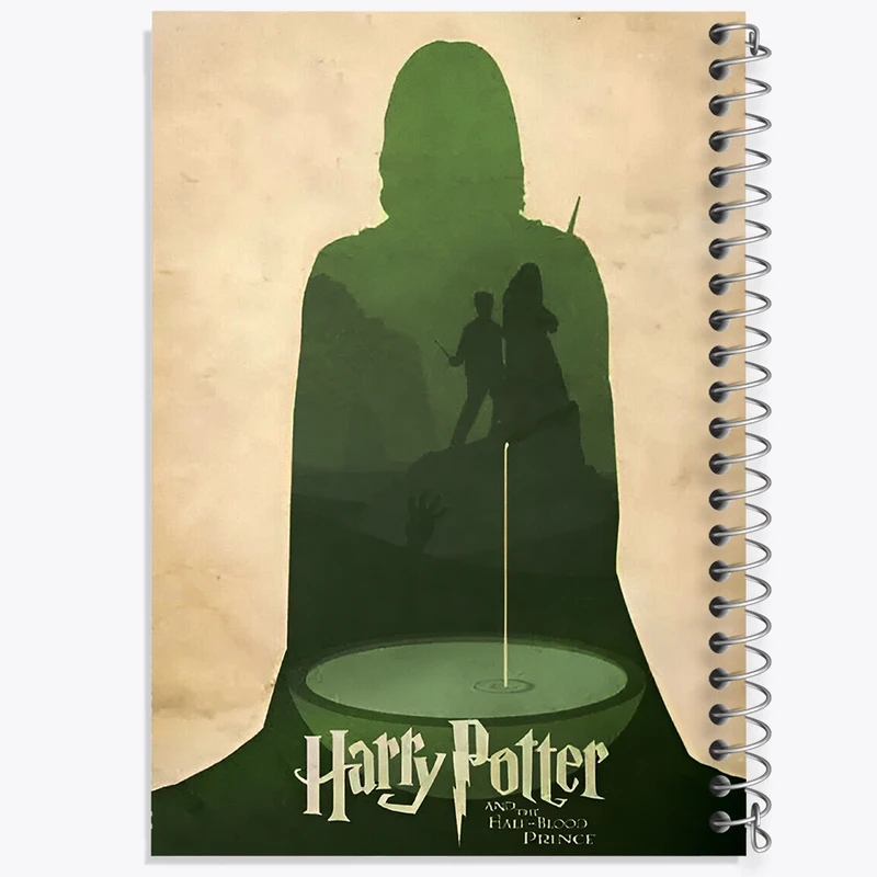 دفتر شطرنجی 50 برگ خندالو طرح هری پاتر (Harry Potter) کد F9746