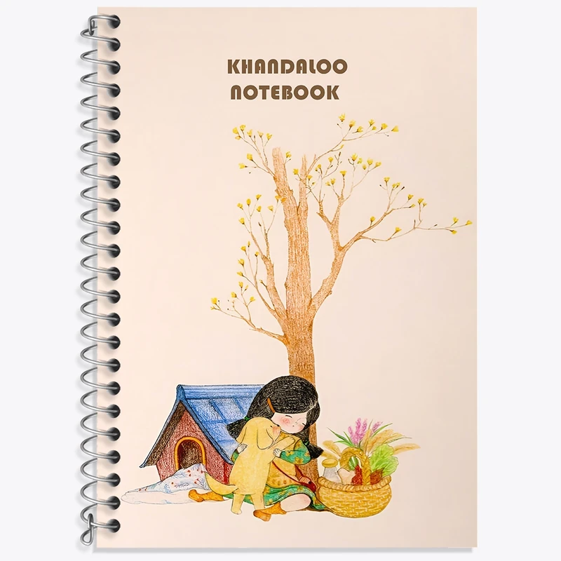 دفتر لغت 50 برگ خندالو طرح دخترانه کد N6380