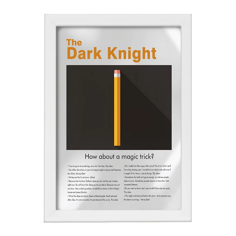 تابلو خندالو طرح شوالیه تاریکی (The Dark Knight) کد F13826