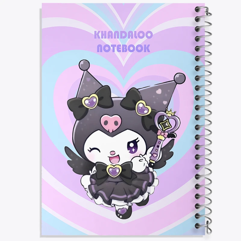 دفتر نقاشی 50 برگ خندالو طرح کرومی (Kuromi) کد N8984