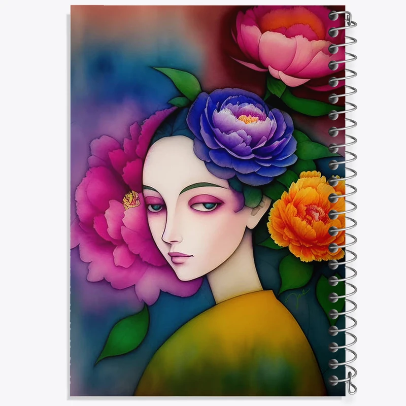 دفتر مشق 50 برگ خندالو طرح دخترانه کد F2991