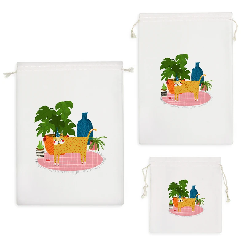 نظم دهنده خندالو مدل گربه و گل کد H1276 مجموعه 3 عددی