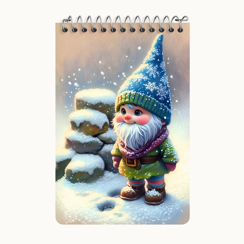 دفتر یادداشت 50 برگ خندالو طرح کوتوله ی بامزه کد F7118