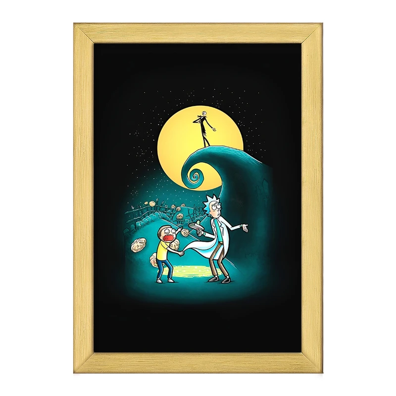 تابلو خندالو طرح ریک و مورتی (Rick and Morty) کد F4931