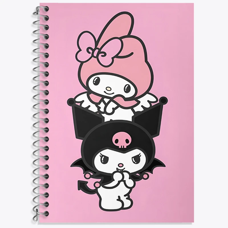 دفتر زبان 50 برگ خندالو طرح کورومی و مای ملودی کد F3746